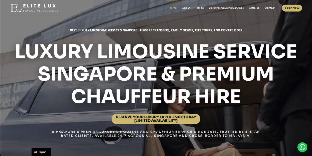 Elite Lux Limousine - Best Airport Transfer Services Singapore