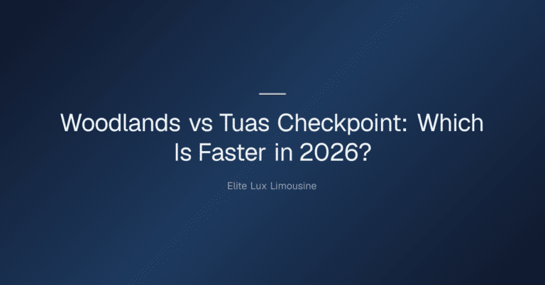 Woodlands vs Tuas Checkpoint: Which Is Faster in 2026? — Woodlands vs Tuas Checkpoint: Which Is Faster in 2026?